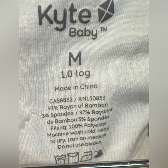 Kyte Baby bamboo sleep sack walker Hunter Rainbow medium TOG 1.0 - Picture 4 of 4